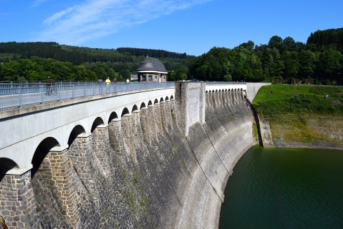 wide angle shot of a dam, representative of the way many men hold back their feelings, hiding their vulnerability, sensitivity, importance parts of their strength and humanity